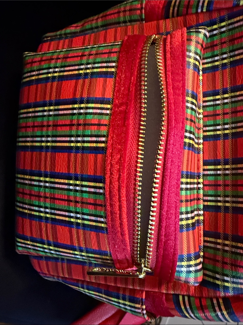 Disney Loungefly Mickey Mouse plaid mini backpack - Picture 5 of 7
